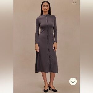 Meshki Anders Long Sleeve Midi Dress